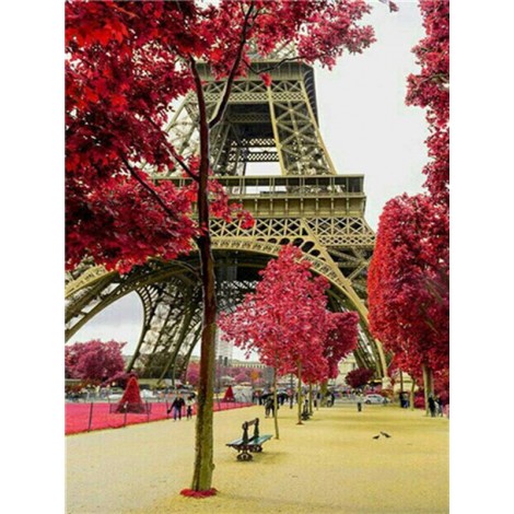 UK STOCK Flower Eiffel Tower
