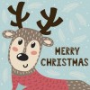 Cute Reindeer Christmas Diamond Painting Kit