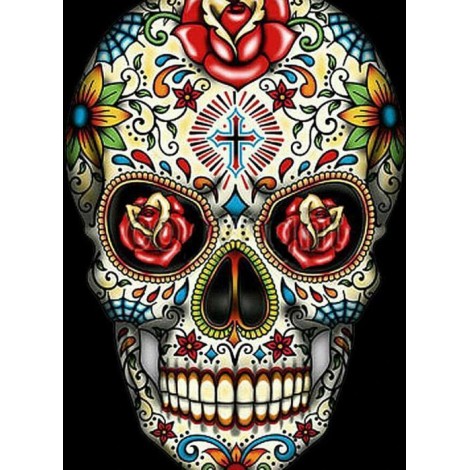 Colourful Skull Diamond Painting Kit